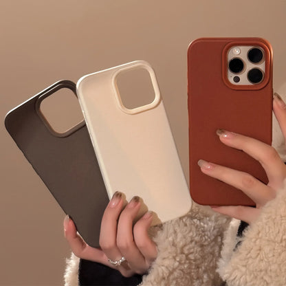 Luxury Silicone Plain Soft Phone Case