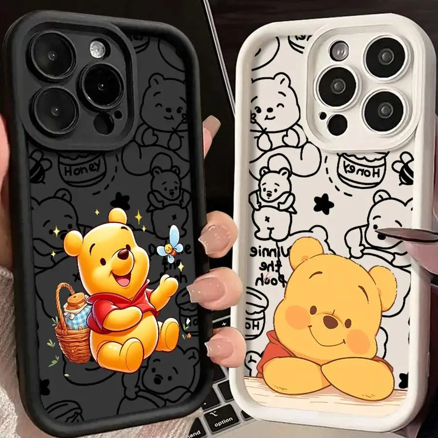 Disney Winnie The Pooh Silicone Phone Case for iPhone