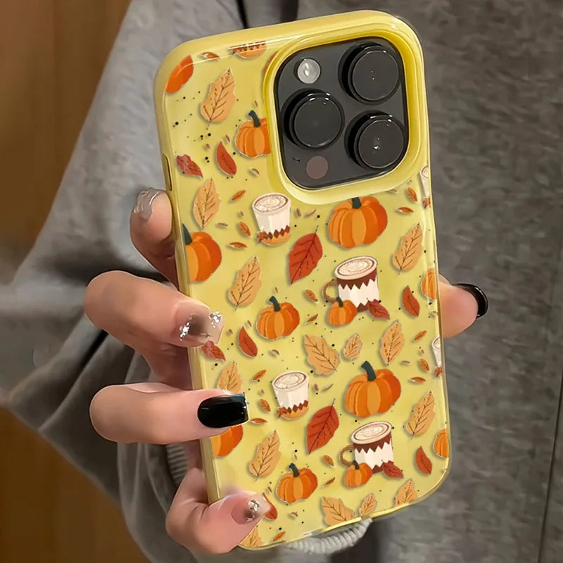 Halloween Pumpkin Print TPU Phone Case