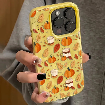 Halloween Pumpkin Print TPU Phone Case