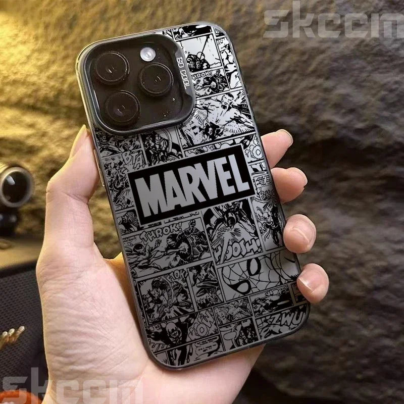 Marvel Logo Phone Case Spiderman Ironman