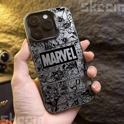 Marvel Logo Phone Case Spiderman Ironman