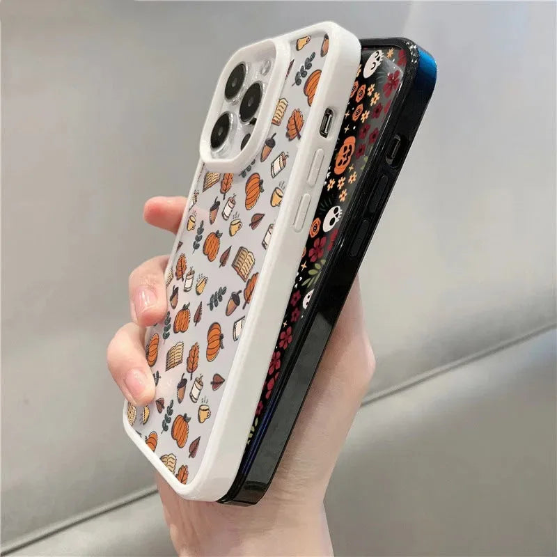 Halloween Cute Pumpkin Skull Phone Case