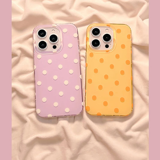 Ins Korean Cute Polka Dot Phone Case