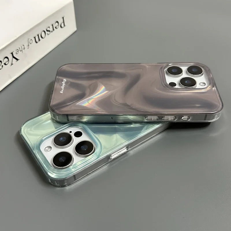 Fashion Gradient Water Ripple Pattern Phone Case