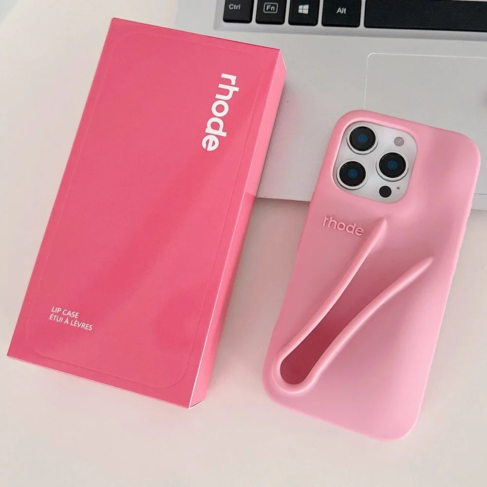 Rhode Lipstick Holder Case For iPhone With Box