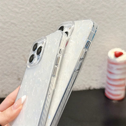 Luxury Shell Pattern Laser Phone Case