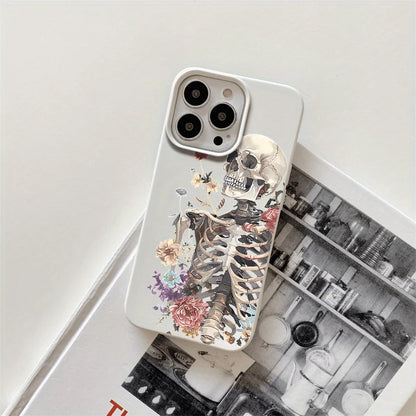 Skull Man Design Large Hole Imitation Liquid Phone Case