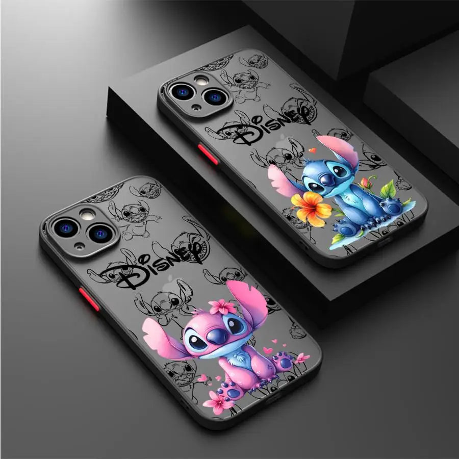 Disney Stitch Shockproof Phone Case for iPhone
