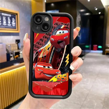 Lightning McQueen Cartoon Phone Case for iPhone
