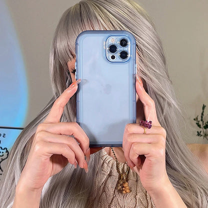 INS Solid Color Phone Case