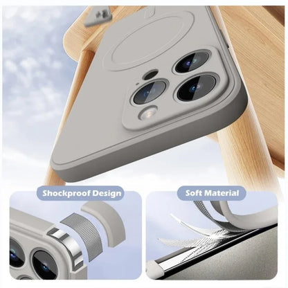 Original Liquid Silicone For Magsafe Wireless Charge Magnetic Phone Case