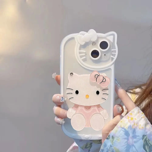 Cute Hello Kitty Kawaii KT Head Phone Case