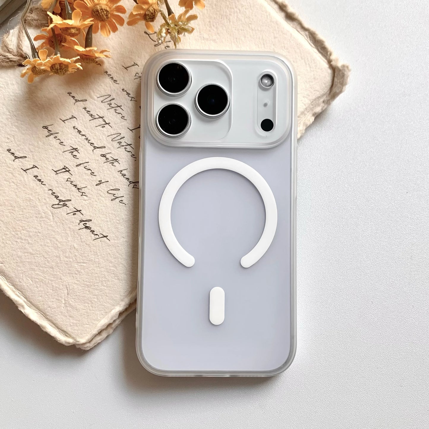 Ultra Thin Frosted PC Hard For Magsafe Magnetic Phone Case