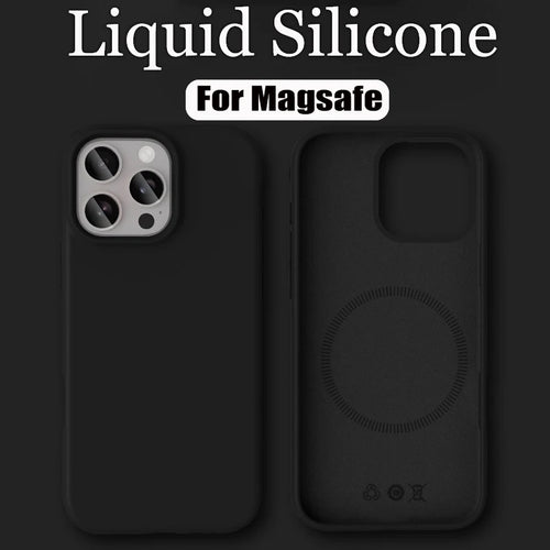 Luxury Liquid Silicone For Magsafe Phone Case