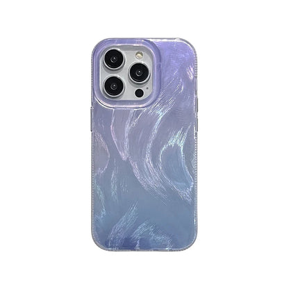 Fashion Laser Shell Pattern Gradient Color Phone Case