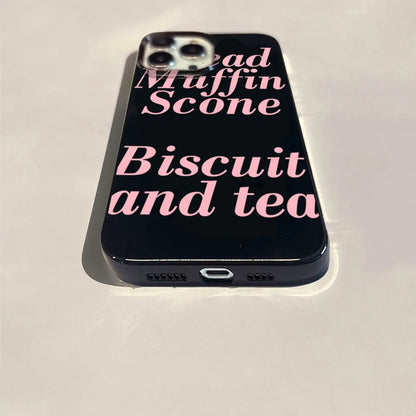 Ins Korean Sweet Cool Simple Personalized Word Phone Case