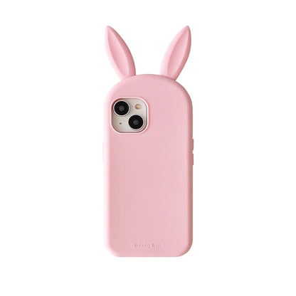 Cute 3D Bunny Rabbit Ear Silicone Phone Case