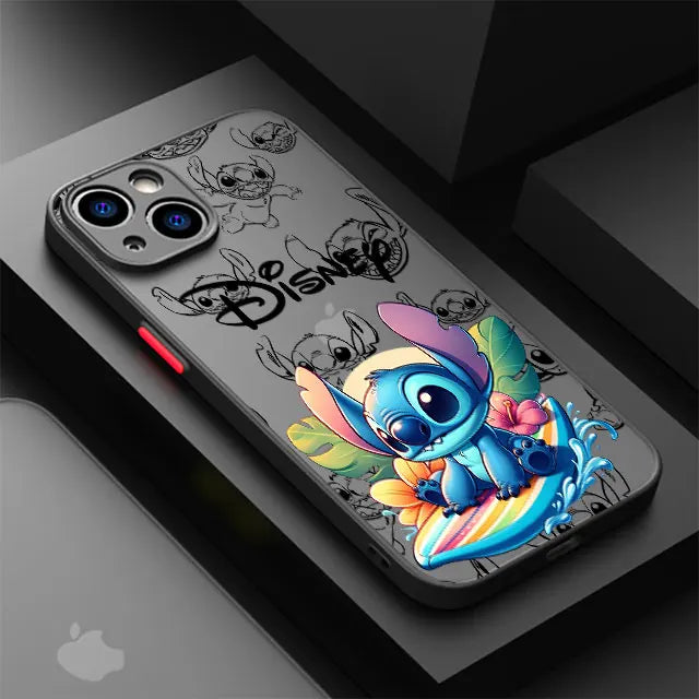 Disney Stitch Shockproof Phone Case for iPhone