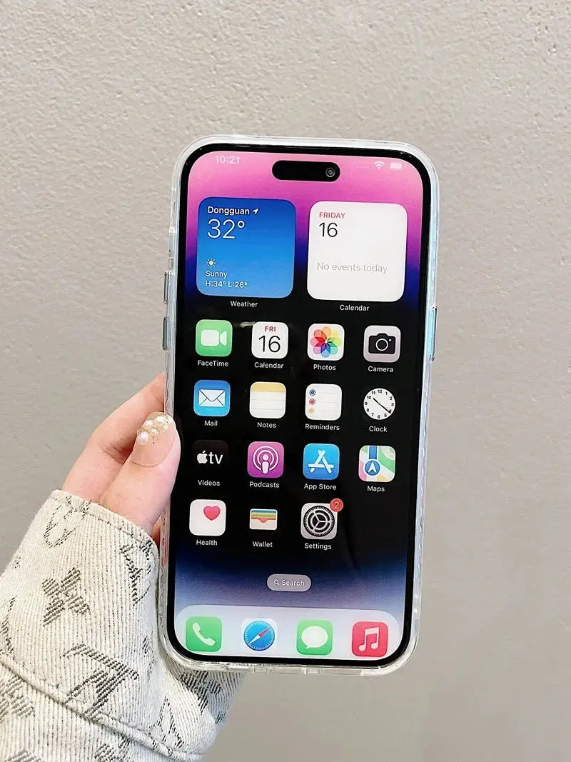 Glitter Flower Phone Case