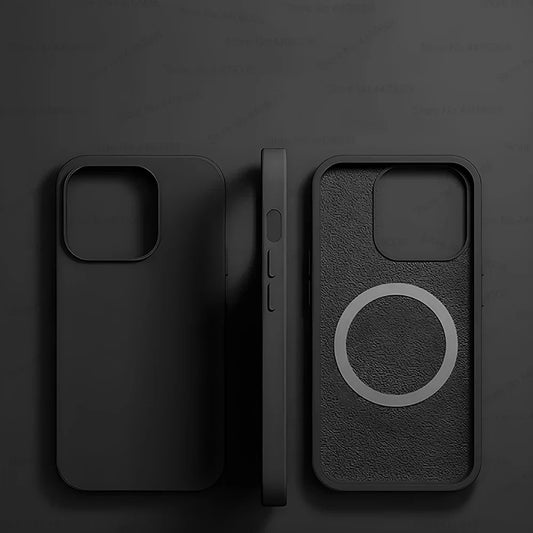Magsafe Liquid Silicone Magnetic iPhone Case
