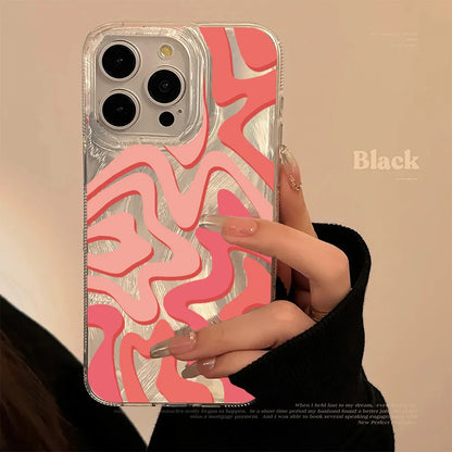 Luxury Laser Wave Pattern Phone Case Cover