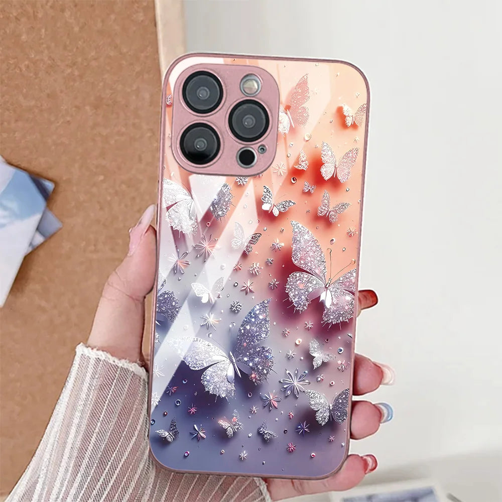 Butterfly Leopard Print Phone Case