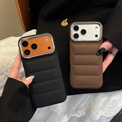 Fashion Down Jacket Silicone Relax Phone Case