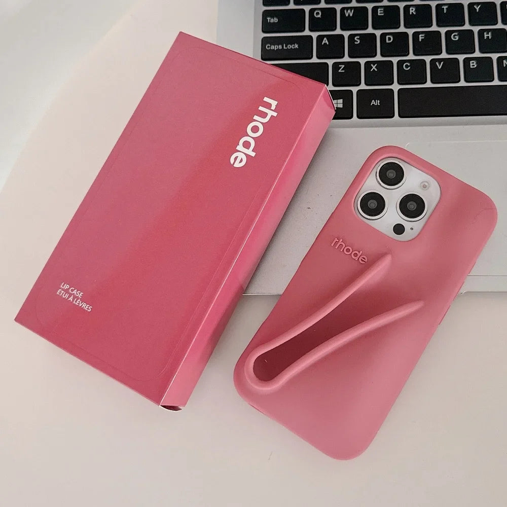 Rhode Lipstick Holder Case For iPhone With Box