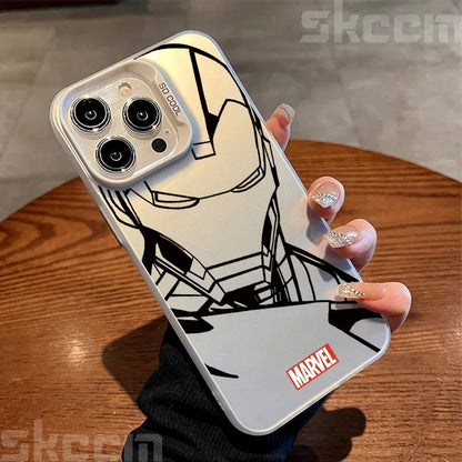 Marvel Logo Phone Case Spiderman Ironman