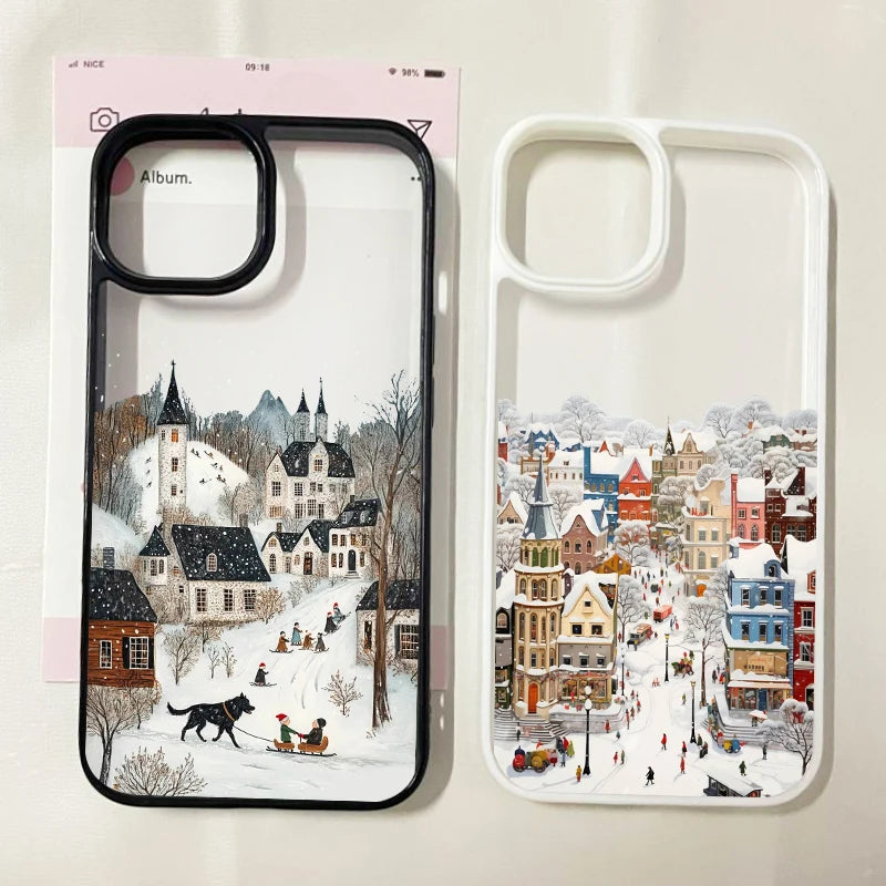 Merry Christmas Beautiful Winter Snow Phone Case