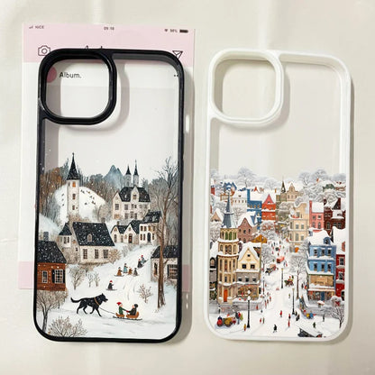 Merry Christmas Beautiful Winter Snow Phone Case