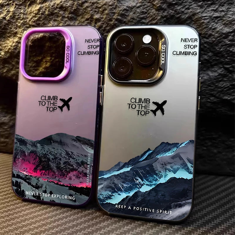 Mountain Peak Aircraft PC Phone Case
