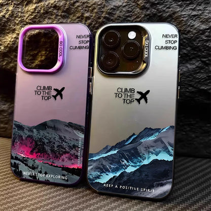 Mountain Peak Aircraft PC Phone Case
