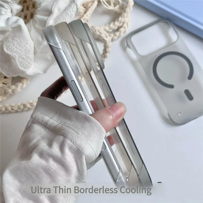 Slim Frosted Frameless Magnetic Magsafe Phone Case