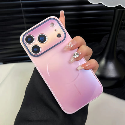 Phone Case Fashion Gradient Color Magnetic Charging