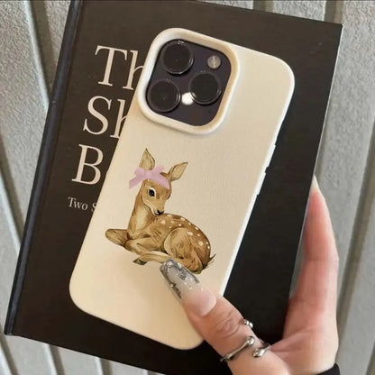 Deer Lichee Pattern Simple Retro Phone Case New