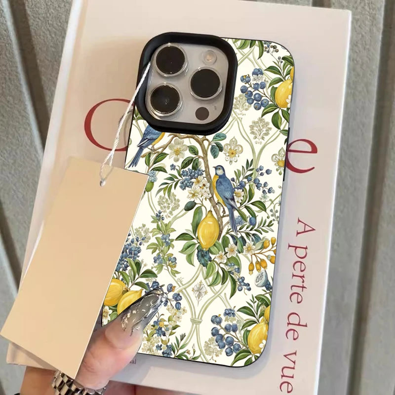 Lemon Trees Lichee Pattern Phone Case