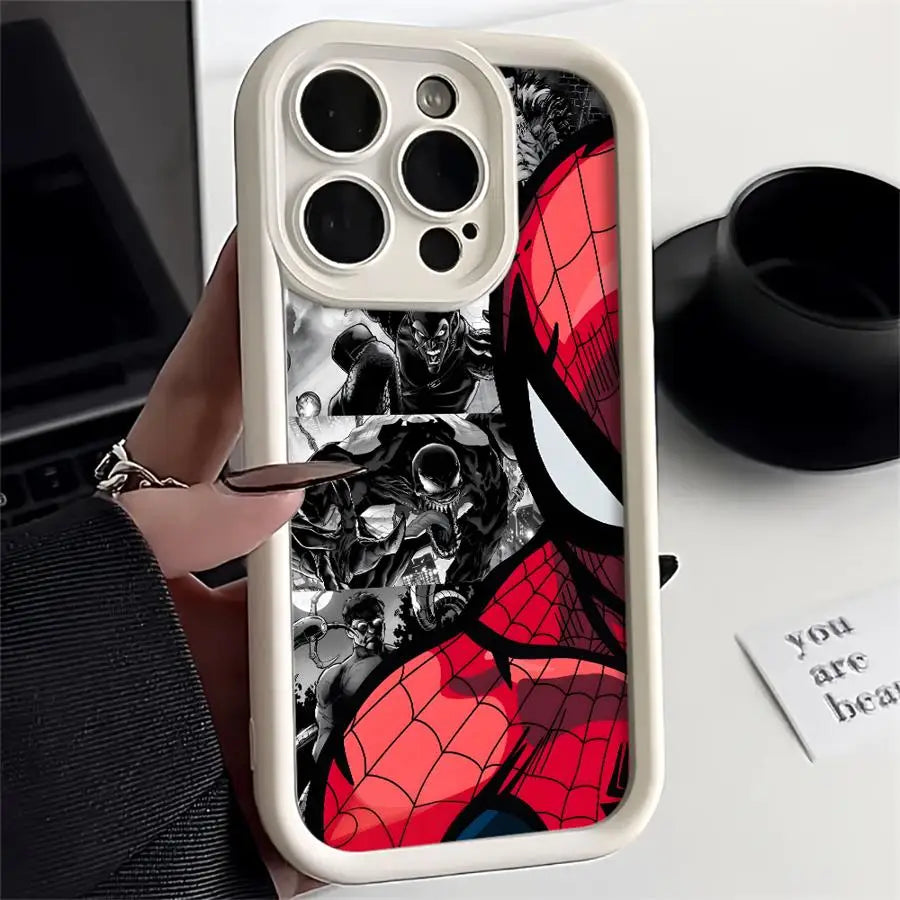 Marvel Spiderman Logo Soft iPhone Case
