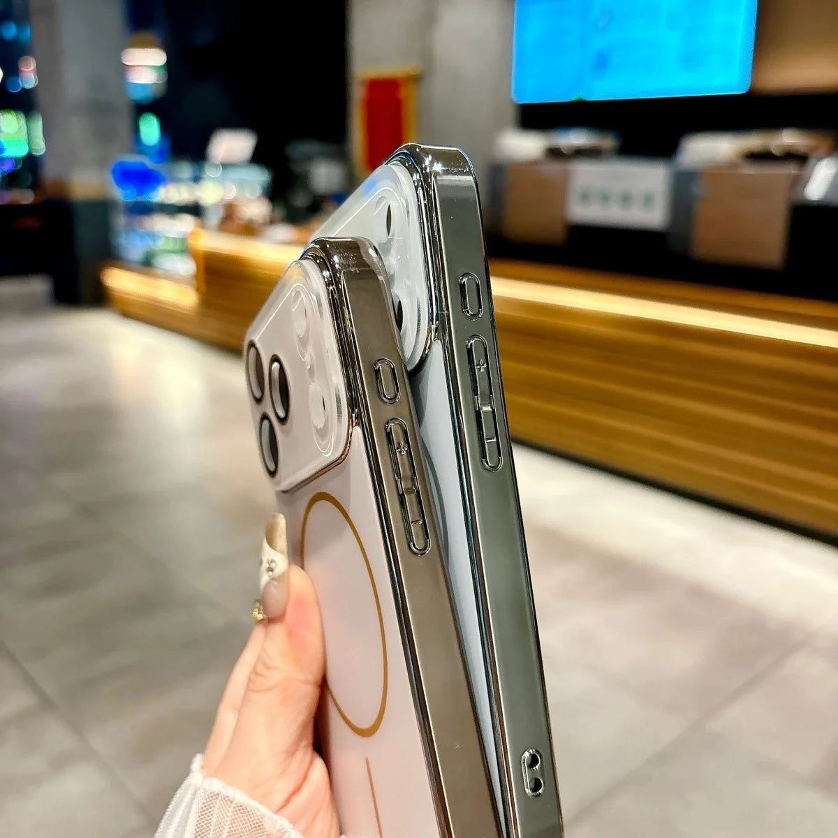 Luxury AG Nano Tempered Glass For Magsafe Phone Case