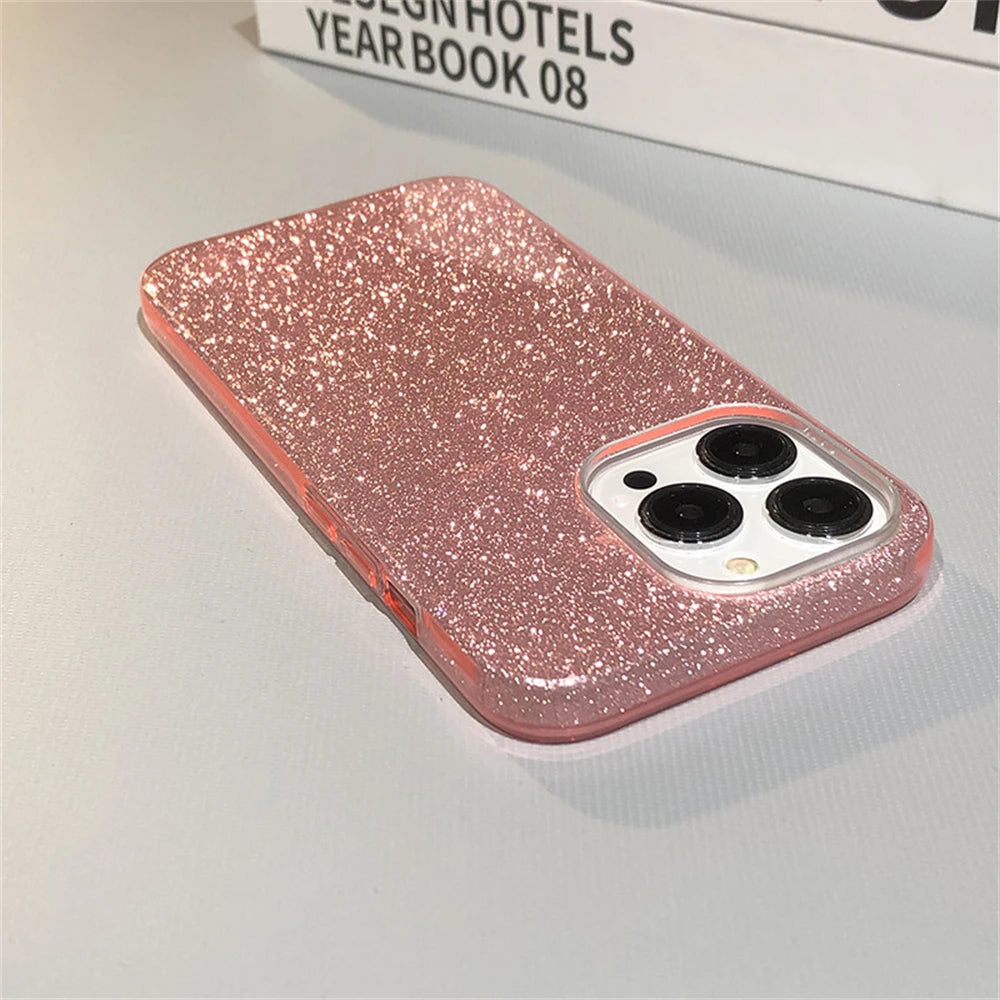 Glitter Bling Gradient Hard PC Thicken Phone Case