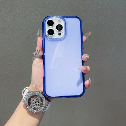 Fashion 2 IN 1 Jelly Candy Color Clear Phone Case