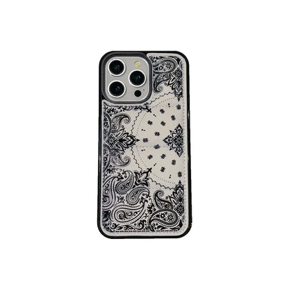 Retro Half Edge Paisley Pattern The Puffer Phone Case