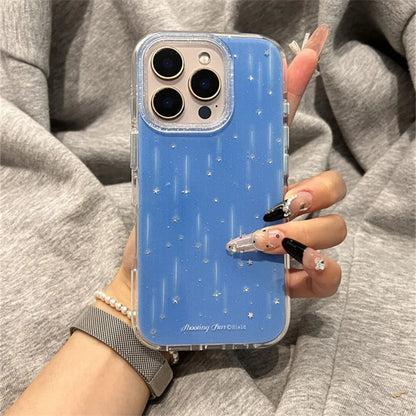 Fashion Meteor Shower Shining Glitter Shockproof Bumper Phone Case