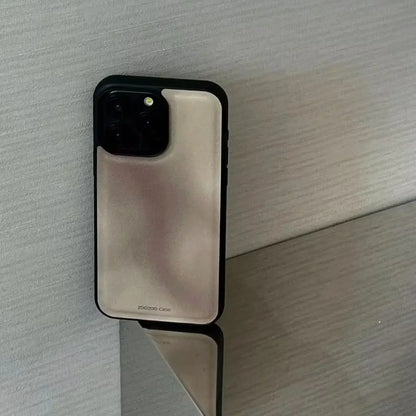 Retro Brown Gradient Leather Shockproof Protective Phone Case