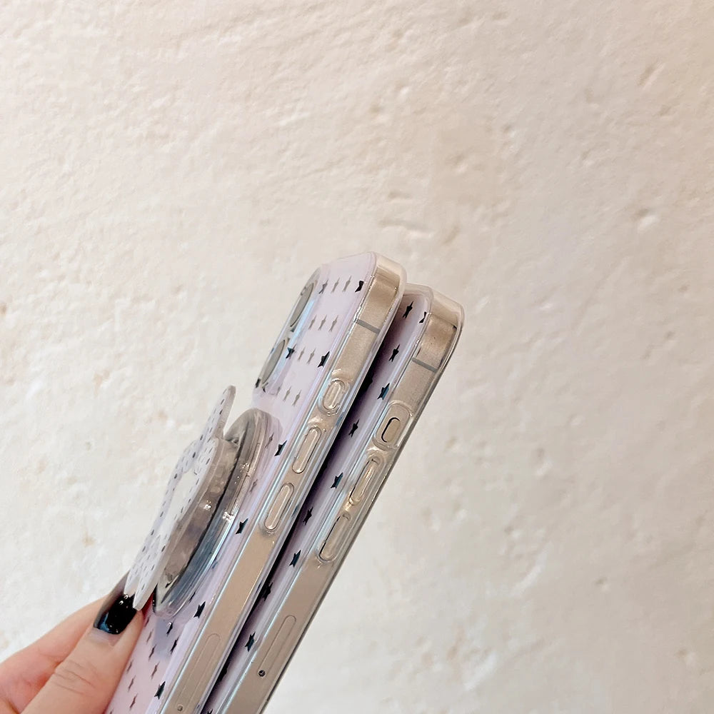 3D Cute Stars for Magsafe Magnetic Holder Phone Case