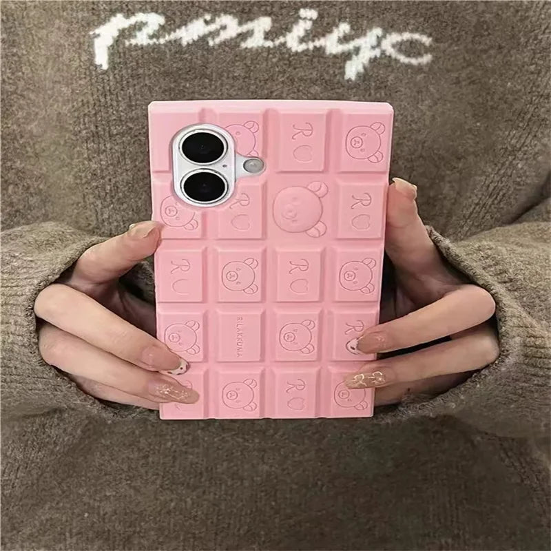Rilakkuma Hello Kitty Silicone Phone Case