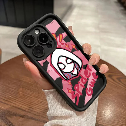 Cartoon Marvel Spiderman Couple Phone Case