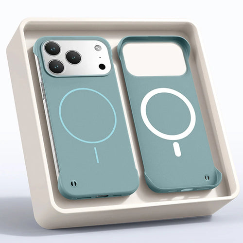 Ultra Thin Matte PC For Magsafe Frameless Magnetic Phone Case