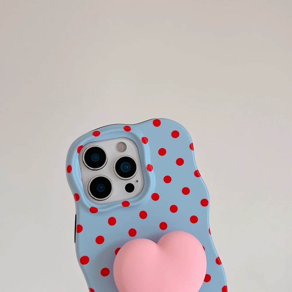 2 IN 1 Polka Dot Phone Case